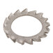 A T&S metal ring with sharp edges.