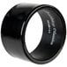 A black Tabletop Classics by Walco napkin ring with white text that reads "Black"