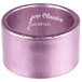 A purple polypropylene napkin ring with white text that reads "Tabletop Classics"