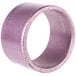 A purple polypropylene Tabletop Classics napkin ring.