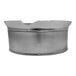A stainless steel mesh grid for a Tellier electric food mill with small holes.