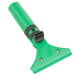 A green and black Unger ErgoTec SwivelLoc squeegee handle.