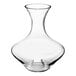 A Franmara clear glass decanter with a neck and handle.