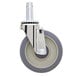 A Metro 5MDA swivel caster wheel with a metal stem and plate.