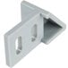 A grey plastic Avantco mixer bowl lift bracket with two holes.