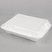 a white styrofoam container