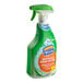 A green bottle of SC Johnson Scrubbing Bubbles Multi-Surface Bathroom Cleaner with a blue label.