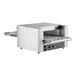 A Vollrath stainless steel countertop conveyor oven with a wide belt.