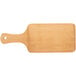 An American Metalcraft carbonized bamboo serving peel with a handle.
