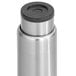 A close-up of a Regency stainless steel leg kit.