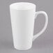 A white Libbey tall bistro mug with a handle.