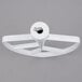 A white plastic KitchenAid flat beater.