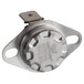 A metal Cooking Performance Group temperature limit thermostat with a screw.