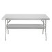 Regency X Gauge Stainless Steel Folding Work Table With