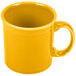 Homer Laughlin 570342 Fiesta Daffodil 12 oz. China Java Mug - 12/Case