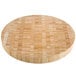 An American Metalcraft bamboo round cutting board.