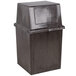 Continental 5750BN King Kan 50 Gallon Brown Waste Receptacle with ...