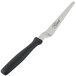 An Ateco baking and icing spatula with a black plastic handle.