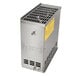 A silver rectangular Stagionello power supply unit with a yellow switch.