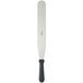 An Ateco baking / icing spatula with a white blade and black handle.