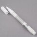 A Franmara neon white mini tip glass marker with a cap.