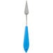 An Ateco baking / icing spatula with a blue plastic handle and silver blade.