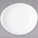 A white Carlisle melamine pasta plate with a small rim.