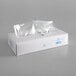 A white box with plastic bags inside.