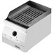 A Garland stainless steel electric countertop charbroiler with a grill plate.