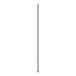 A long thin metal pole with black lines on a white background.