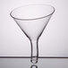 A Franmara glass decanter funnel on a table.
