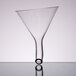 A Franmara glass decanter funnel on a table.