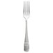 A Oneida stainless steel dessert fork with a silver handle.