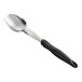 A Vollrath Jacob's Pride heavy-duty basting spoon with a black handle.