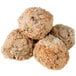 A close-up of a group of Fontanini Mamma Ranne Italian Style Beef and Pork Cooked Meatballs.