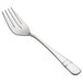 A Oneida 1880 stainless steel salad/pastry fork with a silver handle.