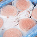 Devault Foods 2 oz. 75/25 Beef Burger - 96/Case