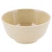A white bowl with speckled surface.