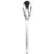 An Oneida Apex 18/10 stainless steel oval bowl spoon with a long handle.