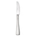 An Oneida stainless steel butter knife with a textured handle.