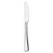 A Oneida Perimeter stainless steel butter knife with a silver handle.