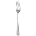 An Oneida Jade stainless steel dinner fork with a textured silver handle.