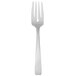 A Oneida Rio stainless steel salad/pastry fork with a white background.