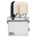 A white Campus Products StemshinePro glass polisher machine with five brushes on it.