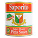 A case of 6 Stanislaus Saporito super heavy pizza sauce cans.