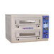 Bakers Pride EB-2-2828 Double Deck Countertop Electric Pizza Deck Oven - 208V, 1 Phase