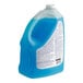 A plastic jug of blue Windex window cleaner on a white background.