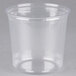 Fabri-Kal Alur RD24 24 oz. Recycled Customizable Clear PET Plastic Round Deli Container - 500/Case