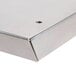 A stainless steel Vulcan reinforced high shelf.