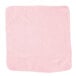 A pink Rubbermaid microfiber cloth.